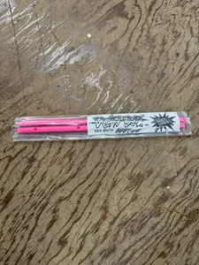 Dead Bolt NOS vintage old school skateboard rails (pink) just rails no bolts!