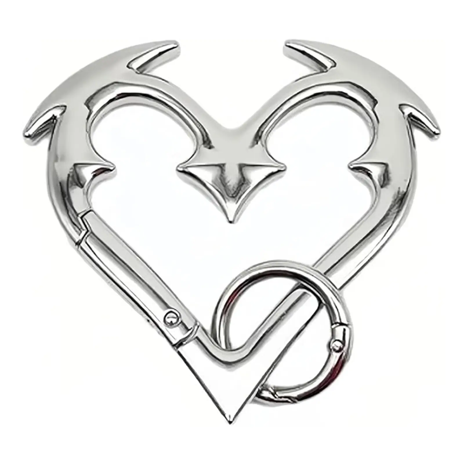 Gothic Keychain - Cute Carabiner Clip, Cool Y2K Fashion Carabiner for Keys, Backpacks, Cars & Daily Decoration