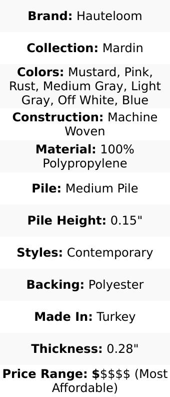 Mardin Abstract Area Rug - Clearance Mardin Abstract Area Rug - Clearance