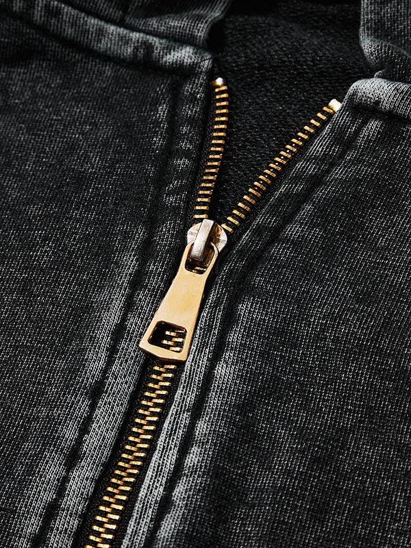 Sopula Studio Men's Retro and Peace Club Hooded Washed Casual Sportswear Street Style With Fun Patterns SpringStatements