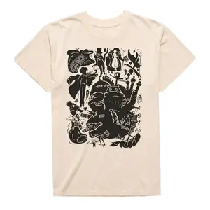 Studio Ghibli Howl's Moving Castle Icons Mineral Wash T-Shirt