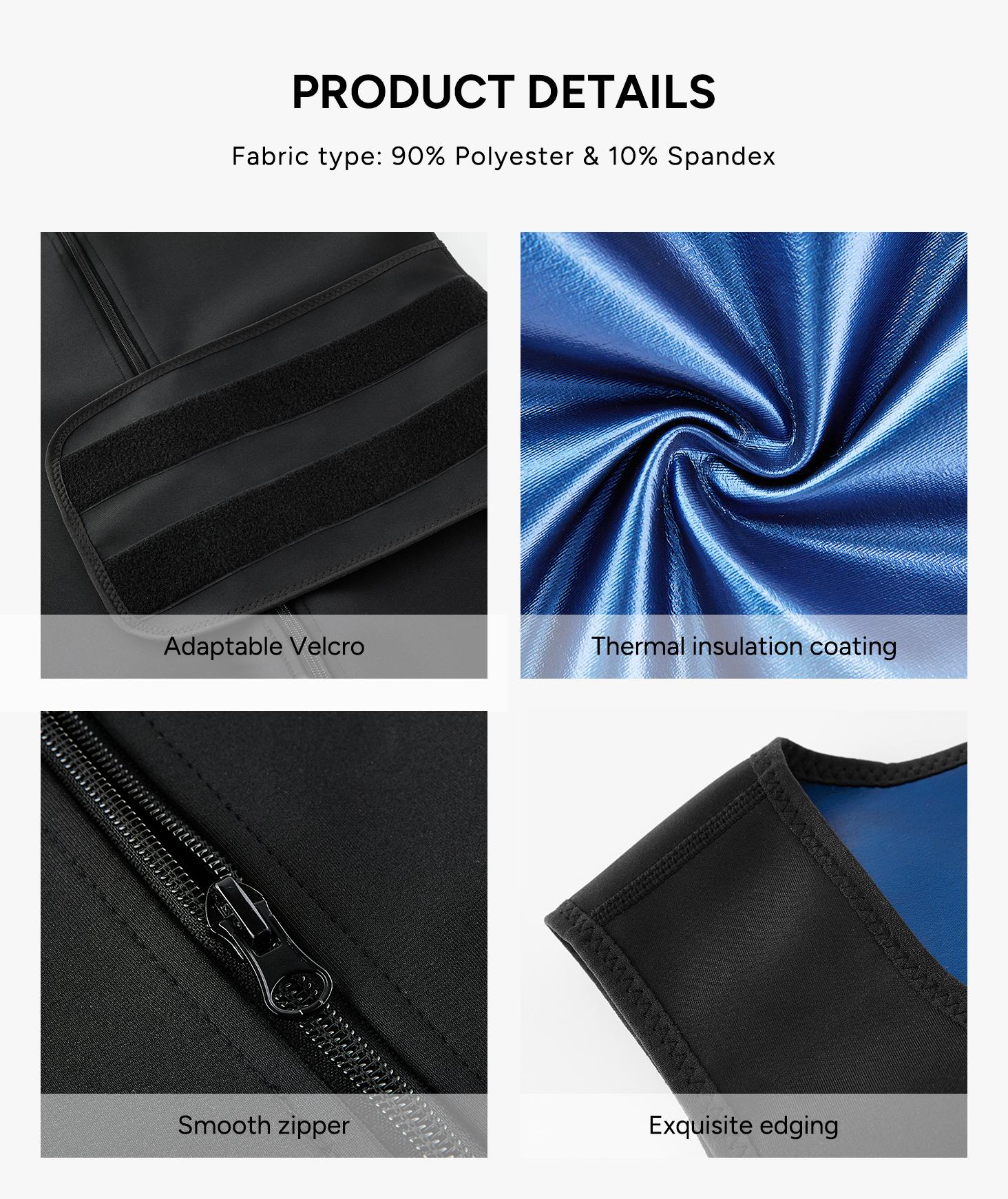 Nebility Sauna Suit for Men Waist Trainer Vest Boost Sweat Athletic Compression Shirt Activewear Gym Outfit SpringStatements