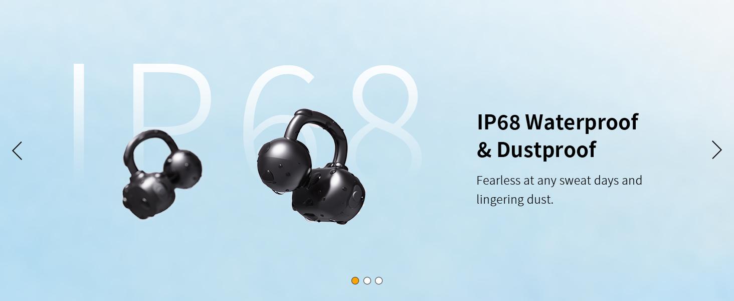 Wireless Bone Conduction Earbuds with AI Music Composition Model App IPX8 Waterproof Dustproof Headphone For Sports