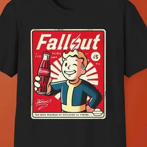 Fallout Pip Boy Vault Tec Graphic Tee, Unisex Retro Fallout T Shirt, Fallout Pip Boy Tee, Vault Tec T shirt, Vintage Nuka Cola Tee