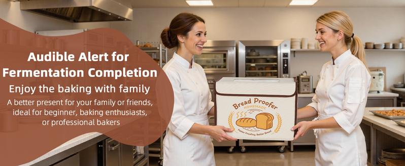 Folding Bread Proofing Box with Temp Control (50-113℉) & 48H Timer, Sourdough Proofer Box with Stainless Steel Rack, Preset Modes Dough Proofer Box for Sourdough, Making Bread, Yogurt, Pizza, Kombucha