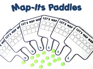 [SINGLE] Word Mapping - Map-Its Paddles - 6 Paddles (1 Map-It Paddle Kit) *1 Kit has 6 paddles