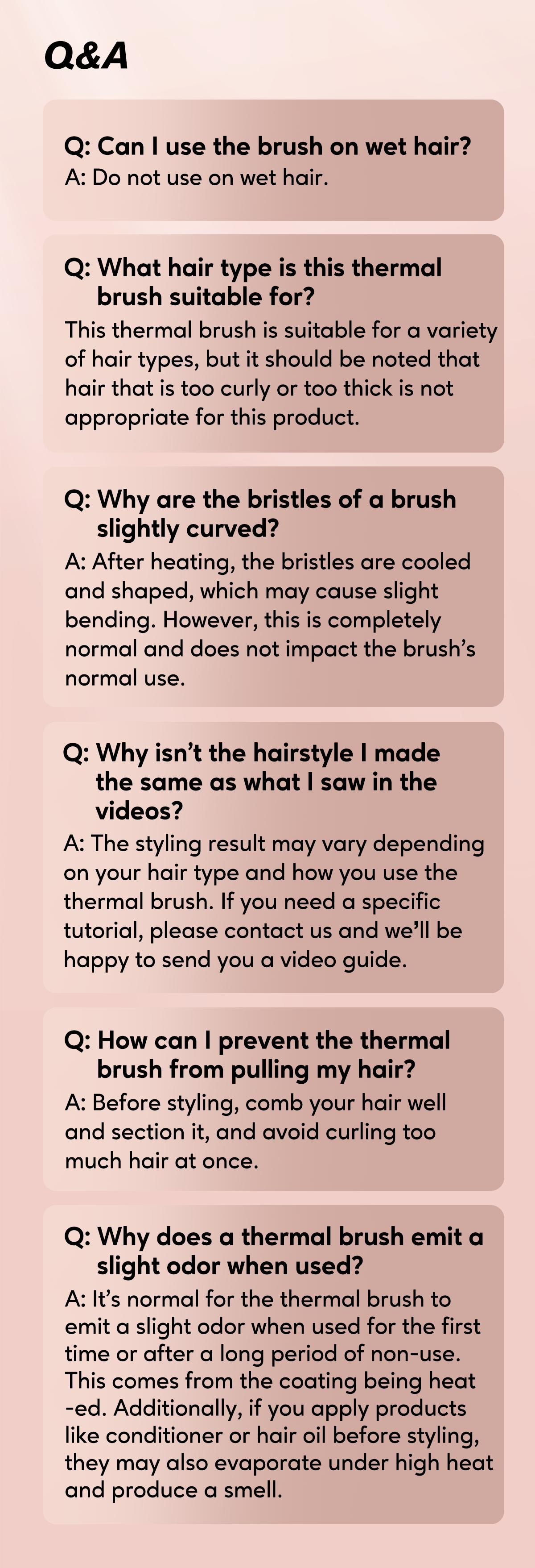 Terviiix Ionic Thermal Brush Get Voluminous Hair Styling, Adjustable Temperature, Negatives Ions Terviiix Ionic Thermal Brush Get Voluminous Hair Styling, Adjustable Temperature, Negatives Ions