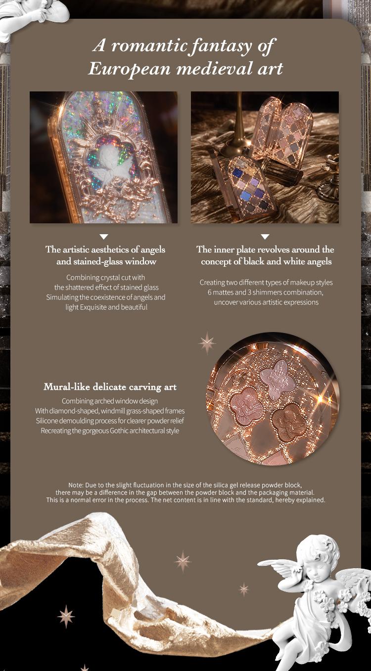 Flower Knows Little Angel Collection 9-Color Eyeshadow Palette, longlasting, matte, shimmer, silky, dealsforyoudays