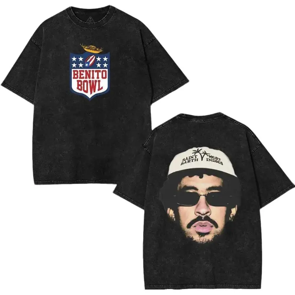 Winter outfits Benito Bowl 2026 Vintage Washed  , Funny Football Bad Bunnie Anime Design Shirt, Team Benito Shirt, Here For The Benito Bowl The Best Haft Time Shirt plain white graphic tees  lemon demon soulja boy truck fit clothes cotton gift gorlock