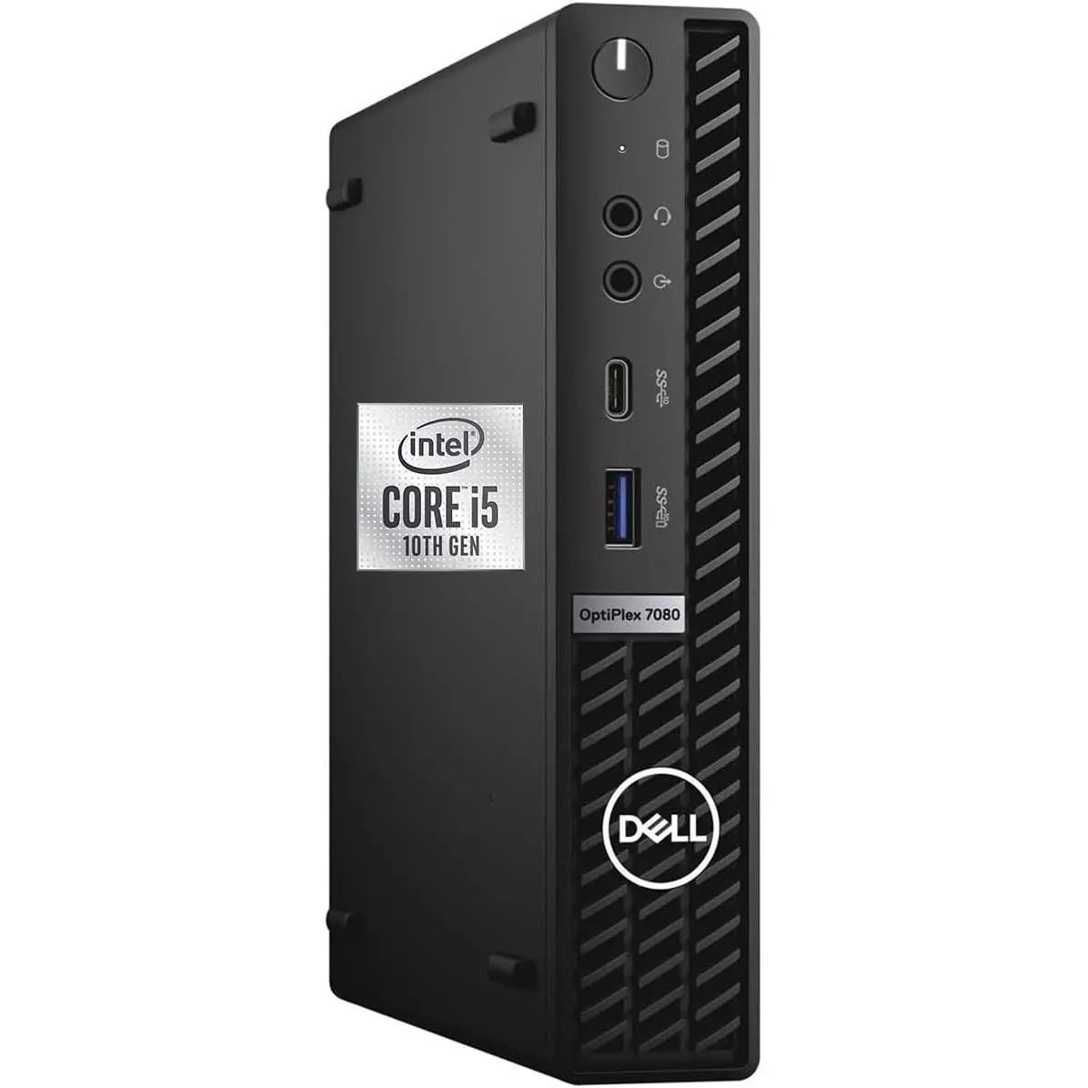 Dell OptiPlex 7080 Micro Form Factor Mini Business Desktop, Intel Core i5-10500T Processor, 16GB RAM, 512GB PCIe SSD + 1TB HDD, DisplayPort, RJ45, Wi-Fi 6, Windows 11 Pro, Black (Renewed)