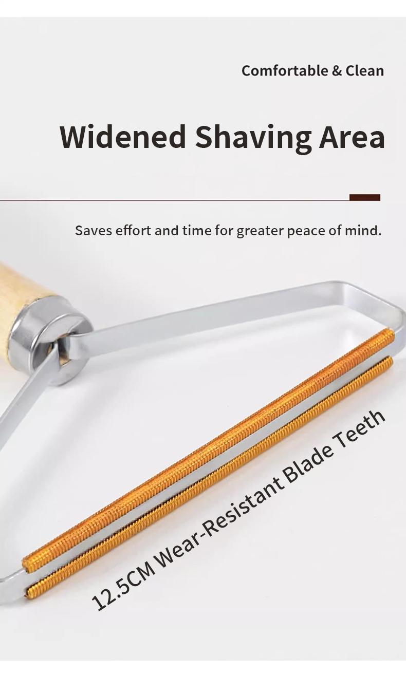 Manual Lint Remover for Clothes - Home Use Hairbrush for Woolen Fabrics, Pilling Solution for Large Items