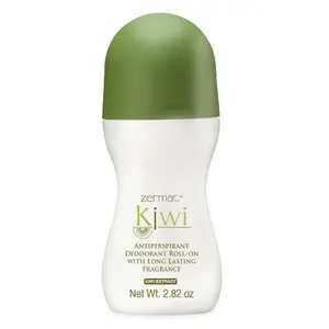 Zermat USA Kiwi Roll-On Deodorant Unisex, 24 h Antiperspirant, 2.82 Oz.