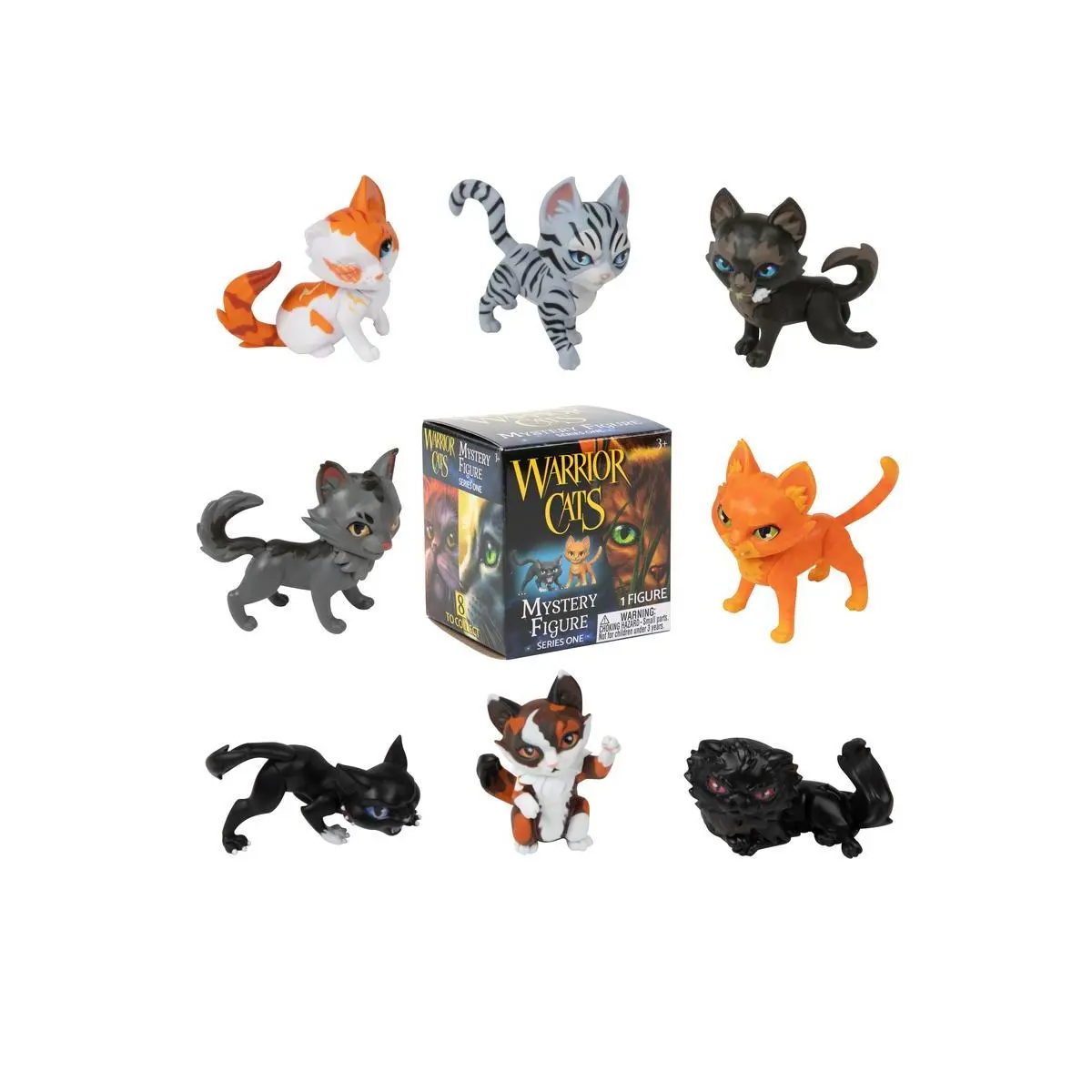 Warrior Cats Series 1 Mystery Figure Blind Box - Official 2.5" Single Figurine, Mystery Packs, Collectibles Blind Bag, Blind Bag Collectible