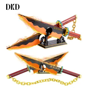 DKD Summer Special: Demon Anime Building Block Set – Hand-Assemble Cosplay Display Model with Stand | Fun Easter Gift for Teens, Anime Fans, and Collectors | Perfect Cosplay Prop, Desktop Ornament, Photo Accessory, and Party Decoration tiktokshopspr