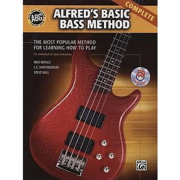 USED-Alfred's Basic Bass Method Complete: The Most Popular Method for Learning How to Play, Book & 2 CDs (Alfred's Basic Bass Guitar Library) by Ron Manus (Paperback)