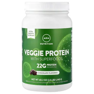 MRM Nutrition Veggie Protein with Superfoods, Chocolate, 2.5 lb (1,140 g)