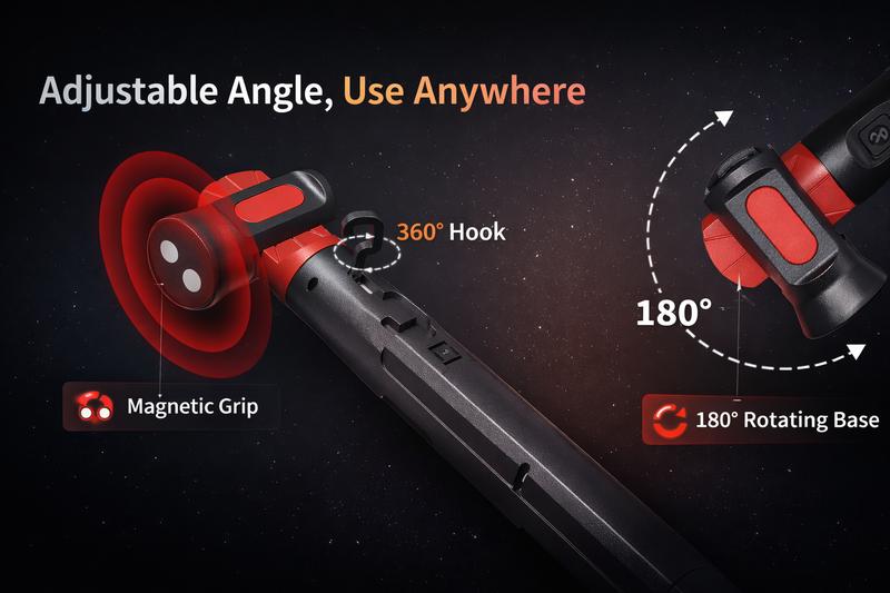 3000LM Rechargeable Magnetic Work Light, 3000mAh/5200mAh Battery Options, Underhood LED Bar with Dual Magnet Bases & Hanging Hook, Waterproof Cordless Trouble Light for Car Repair, Garage, Jobsite, Emergency — Gift for Dad/Husband/Boyfriend 3000LM Rechargeable Magnetic Work Light, 3000mAh/5200mAh Battery Options, Underhood LED Bar with Dual Magnet Bases & Hanging Hook, Waterproof Cordless Trouble Light for Car Repair, Garage, Jobsite, Emergency — Gift for Dad/Husband/Boyfriend