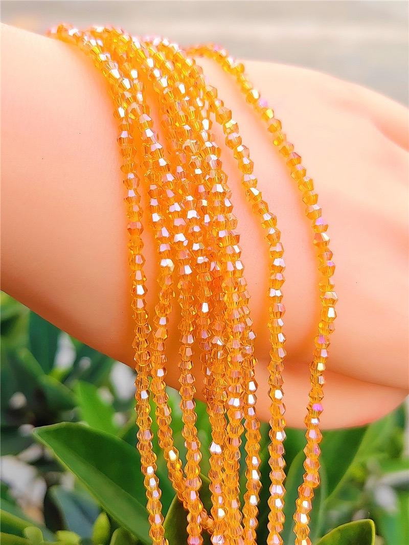 【C004】4mm Crystal glass bicone beads Pointed Beads Diamond faceted Beads DIY Jewelry Bracelet Accessories Loose Beads Beading Making