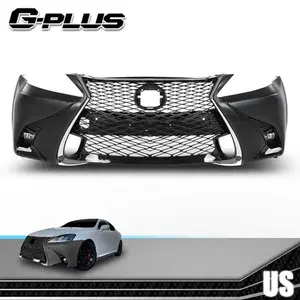 For 06-13 Lexus IS250 IS350 Conversion to GS F-Sport Front Bumper Kit + Foglight