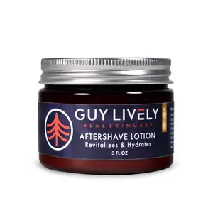 Men's Aftershave Lotion: Organic Aloe Soothes, Hydrates, Calms Skin After Close Razor