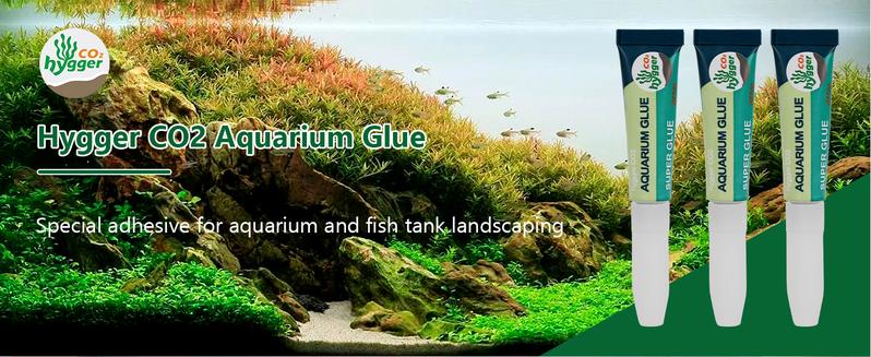 Aquarium Glue, Clear Coral Glue for Plants, Rocks, Moss, Coral, Stone, Wood - Quick Drying, Fish Safe, Freshwater & Saltwater Aquascaping