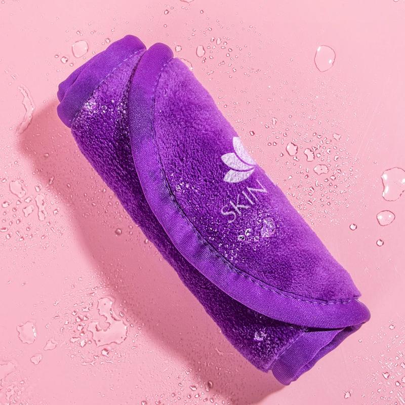 Skin Deva Reusable Makeup Remover Cloth - Ultra-Soft Microfiber Face Washcloth for Gentle Cleansing