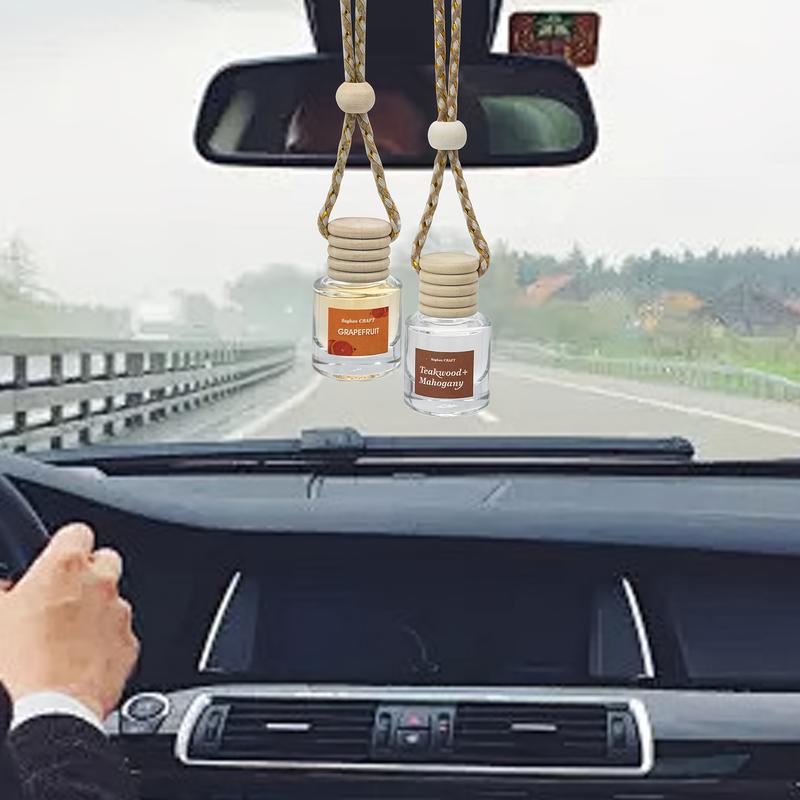 5 Bottles Premium Car Air Freshener - Upgraded Scented Hanging Diffuser with Long Lasting Fragrance | Variety of Scents for Car, Office & Home | Perfect Gift Set for Men & Women - Christmas, Birthday, Valentine‘s Day Gifts