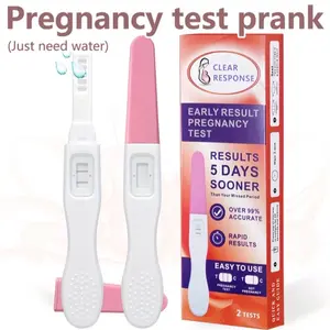 Positive False Preggo Test Prank Set - 1 Test for Prank Gifts & Sweet Pranks - Easy to Use with Water