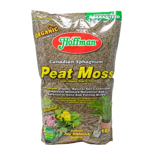 Hoffman Canadian Sphagnum Peat Moss Soil Conditioner to Improve Moisture Retention and Aeration