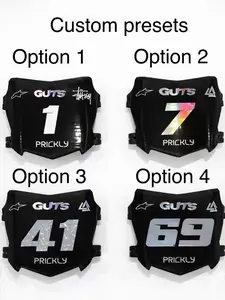 Odi Plate and Decal for e-motos and e-bikes