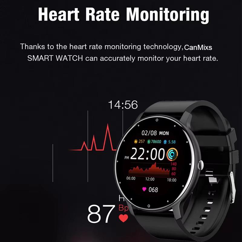 Smart Bracelet IP67 Waterproof Tracks Health Calls Sports Heart Rate Blood Pressure Sleep Monitoring Step Counter Calorie Tracking Notifications