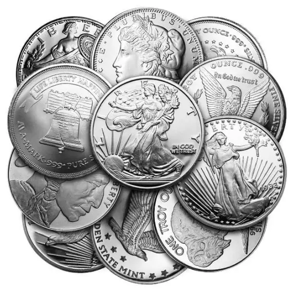 1 oz .999 Fine Silver Round — Design Our Choice | Designs/Conditions Vary