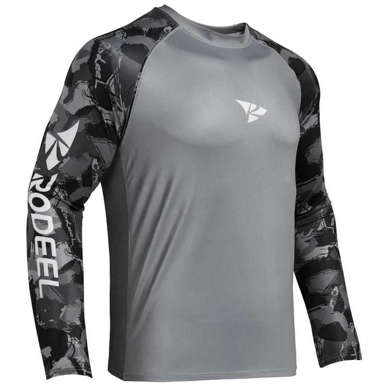 RODEEL 902 Long Sleeve Shirts Men UPF 50+ Sun UV Protection Lightweight Quick Dry Moisture Wicking Breathable Cooling Activewear for Outdoor Sport Gym Workout Hiking Camping Running Fishing Boating Construction Landscaping, Holiday Gift