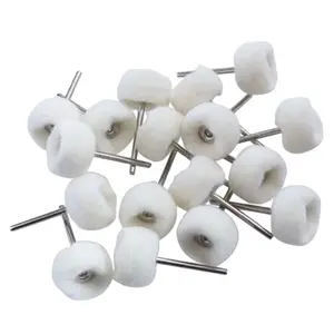 Manual Polishing Cloth Wheel with Handle | 2.35mm Soft-ribbed Fiber for Metal, Wood, Jewelry & Watch Polishing | Essential Tool for Carpenters & Jewelers