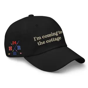 [Made-To-Order] Embroidered I'm Coming To The Cottage Hat, Hockey Romance Hockey Fan Gift Heated Movie Rivalry Hat, Gift For Christmas, Movie Gift