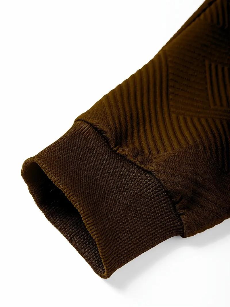 Sports Set | Street Style Trendy Sports and Leisure Clothing, Men's Adult Fashion Sports Clothing, Solid Color Leisure Clothing, Loose fit, Hooded Neck, Micro Elastic Fabric, Texture Pattern