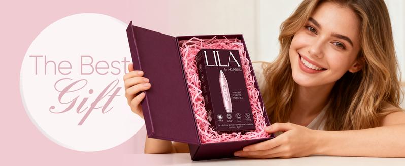 LILA Dual-Head Eyebrow & Facial Hair Trimmer 2-in-1 Rechargeable Precision Shaver with LED Light Painless Removal for Face Chin Lips Body Rose Gold LILA Dual-Head Eyebrow & Facial Hair Trimmer 2-in-1 Rechargeable Precision Shaver with LED Light Painless Removal for Face Chin Lips Body Rose Gold