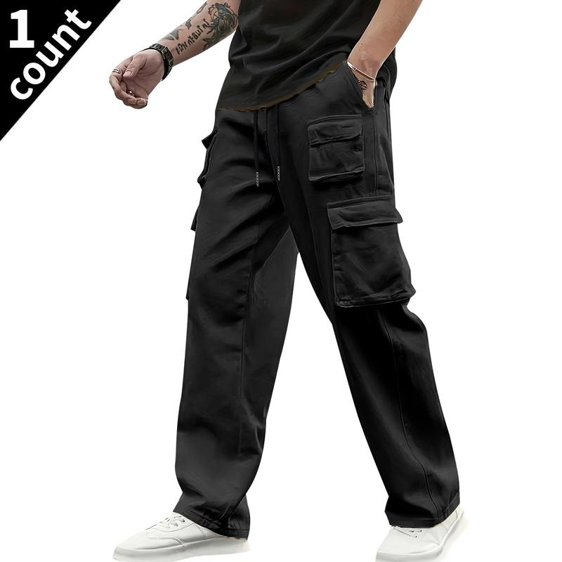 Men's Tactical Work Cargo Pants 4 Pack - Durable & Multi-Purpose with Heavy-Duty Pockets, Perfect for Outdoor Work & Hiking | Solid Color Design Flexible Workwear, Functional Pockets, Adjustable Waistband, Multi-Pocket Pants