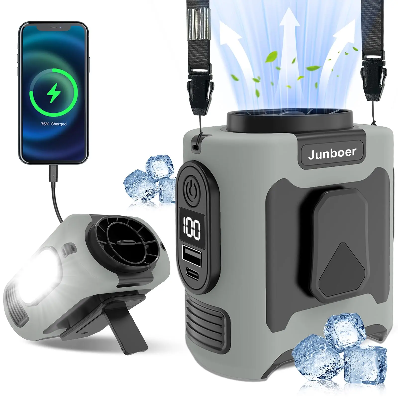 Gray（2026 Upgrade with LED lights）