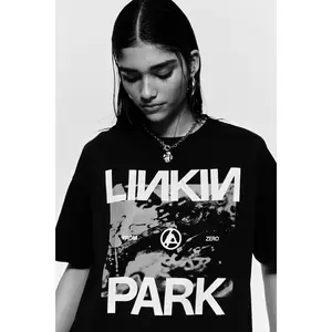H&M Oversized print-motif T-shirt