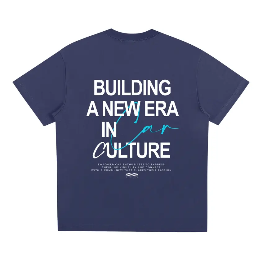 ModPro AI “Building A New Era In Car Culture” Casual Aesthetic Short-Sleeve Premium Sorona Cooling T-Shirt, Menswear Tops for Car Culture Enthusiasts Breathable Oversized