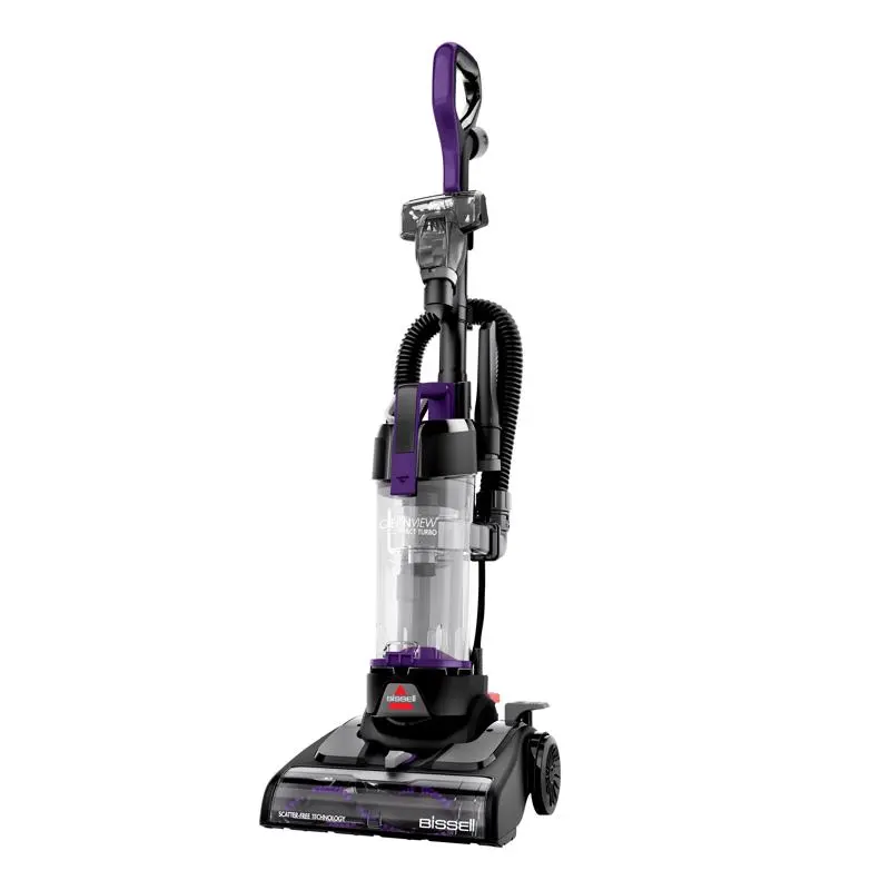 Bissell 6063262 CleanView Bagless Corded Cyclonic Filter Compact Vacuum Cleaner, 10.9 lbs, 6.2 A, Upright Vacuum Cleaners For Home, Bagless Vacuum Cleaners