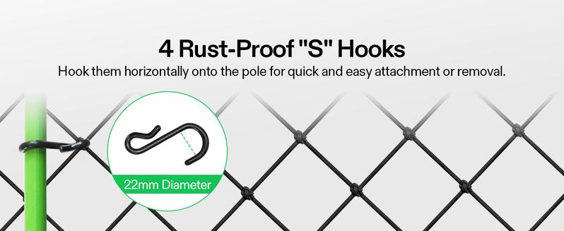 VIVOSUN Elastic Trellis Netting with 4 Hooks for Climbing Plants, Vegetables, Fruits, and Flowers, 1-Pack