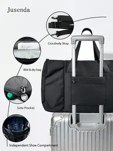 NEW 40L Profession Fitness Sports Bag Large Capacity Outdoor Water-Proof Handbag Crossbody Travel Trip Gym Bag Business Black