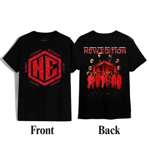 NE New Edition Way Tour 2026 T-shirt Front and Back