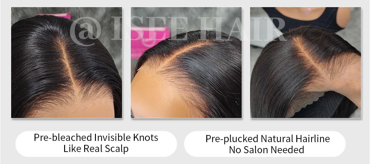 ISEE HAIR Chocolate Brown Color Face-Framing Layered Cut Body Wave Wig 7x5 Wear Go Glueless Human Hair Wigs Pre-Plucked Natural Hairline Invisible Knots #Category Spotlight