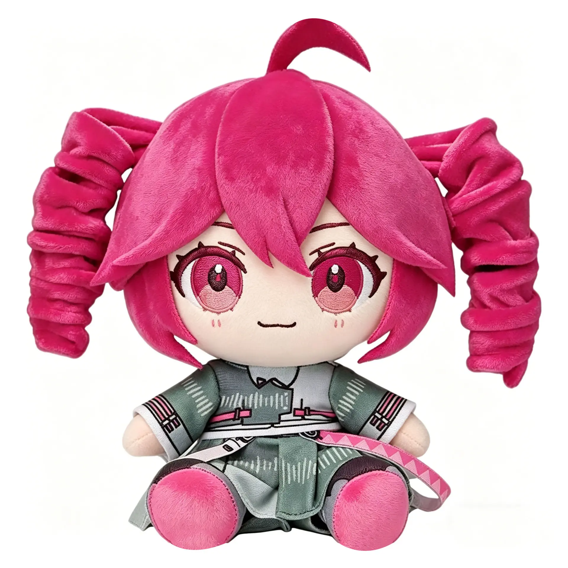 Kasane Teto Chibi Style Stuffed Toy - Japanese Anime Virtual Singer Collectible, Cute Stuffed Animal Gifts, Home Decoration for Anime Enthusiasts, Cute Collectibles