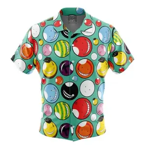 Koro-sensei Expressions Assassination Classroom Anime Hawaiian Shirt | Cool Summer Anime Vibes for Men & Fans