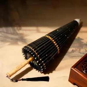 [Spring Festival Welfare] Oil-paper Umbrella Ancient Chinese Wind, Rainproof and Sunscreen Practical Props Four Elephants 28 Star Umbrella Galaxy Record