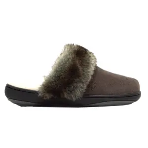 Tempur-Pedic Womens Kensley Scuff Casual Slippers Casual - Grey